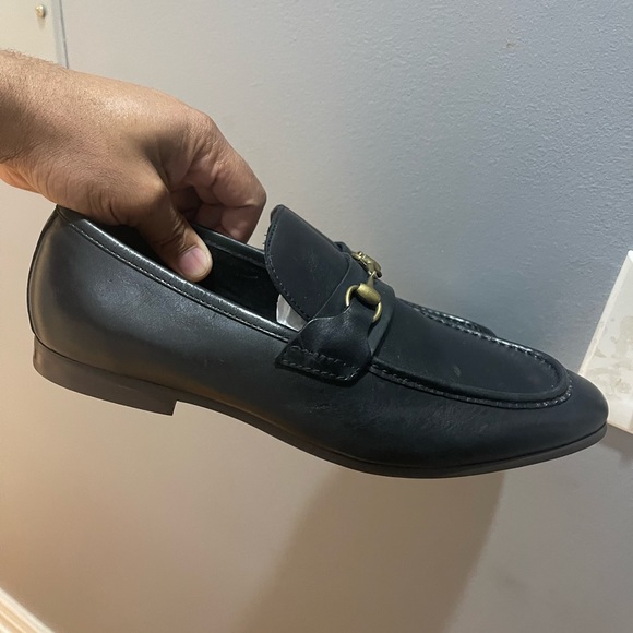 NWT Aldo Loafers shoes with horse-bit detail Black Sz 10.5 - Picture 6 of 15